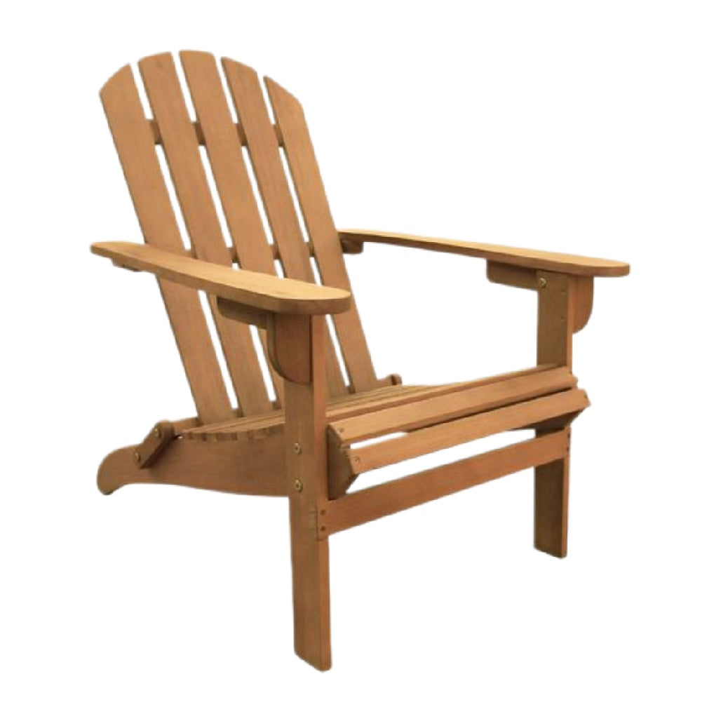 Sedia Adirondack in Legno Naturale: Comfort e Design Elegante per Esterni