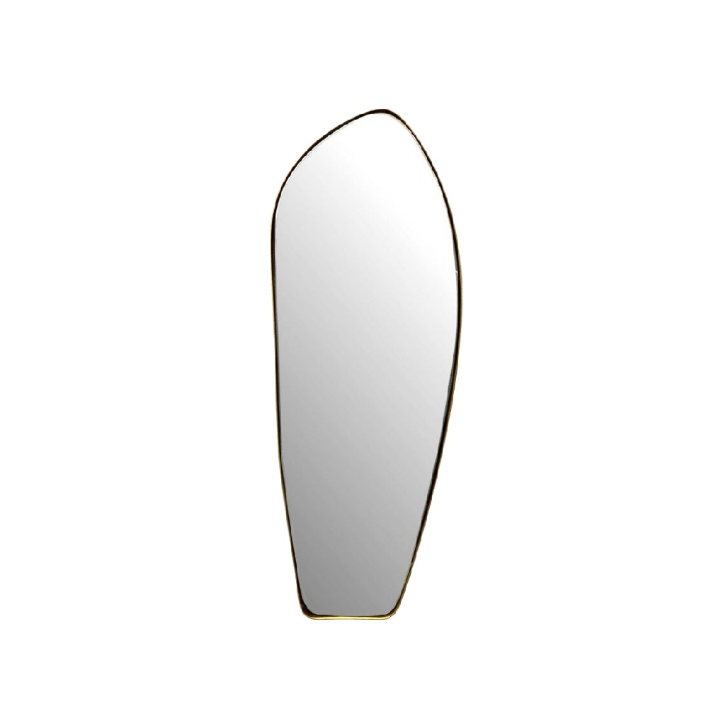 Specchio da Parete Moderno con Cornice Dorata - Design Elegante e Minimalista